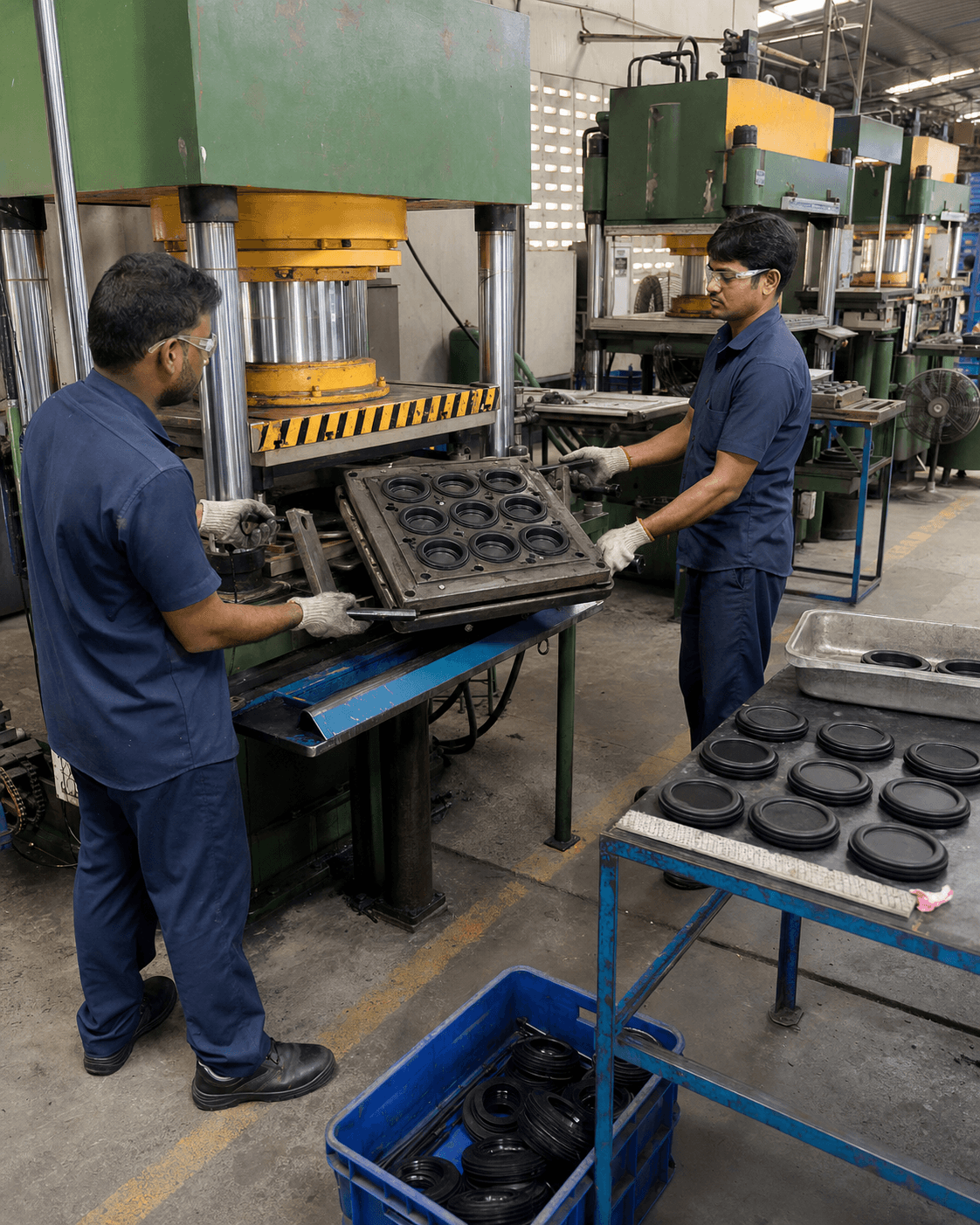 Gowri Rubbers production facility